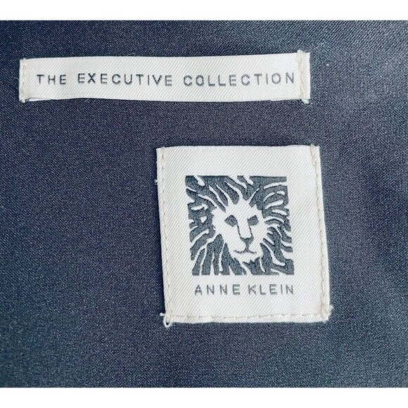 Anne Klein Executive Collection Dress Womens Size M Black Sheath Knee Length - Picture 6 of 14